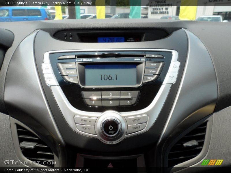 Controls of 2012 Elantra GLS