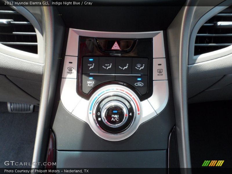 Controls of 2012 Elantra GLS