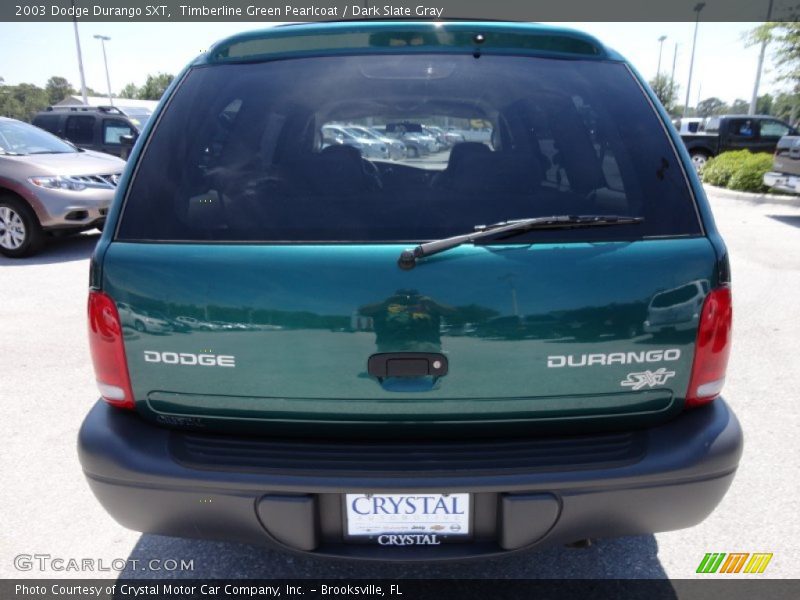 Timberline Green Pearlcoat / Dark Slate Gray 2003 Dodge Durango SXT