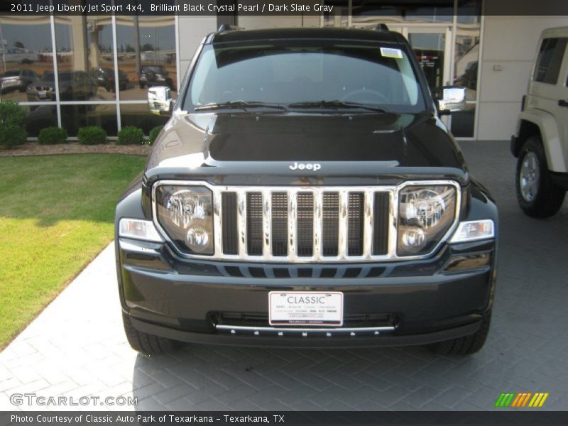 Brilliant Black Crystal Pearl / Dark Slate Gray 2011 Jeep Liberty Jet Sport 4x4