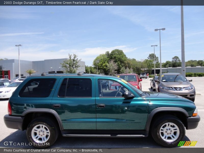 Timberline Green Pearlcoat / Dark Slate Gray 2003 Dodge Durango SXT