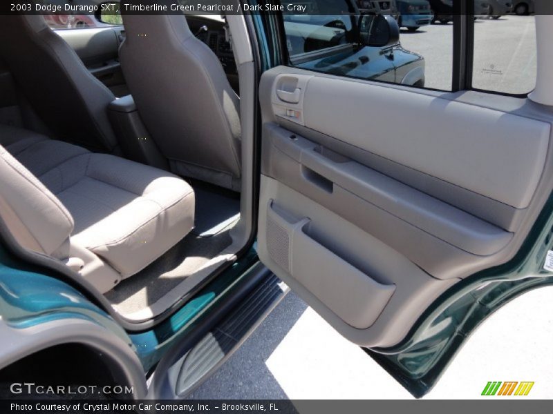 Timberline Green Pearlcoat / Dark Slate Gray 2003 Dodge Durango SXT