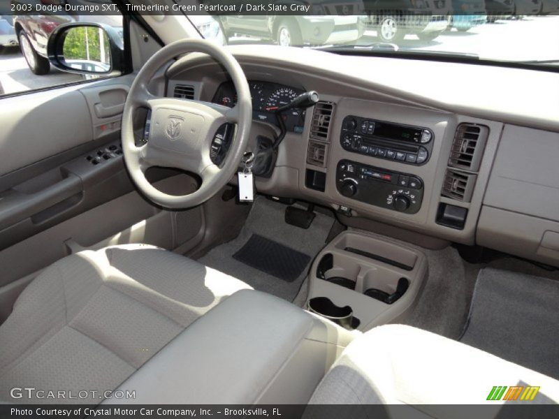 Timberline Green Pearlcoat / Dark Slate Gray 2003 Dodge Durango SXT