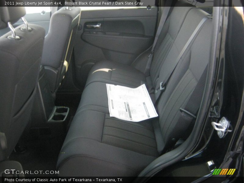 Brilliant Black Crystal Pearl / Dark Slate Gray 2011 Jeep Liberty Jet Sport 4x4
