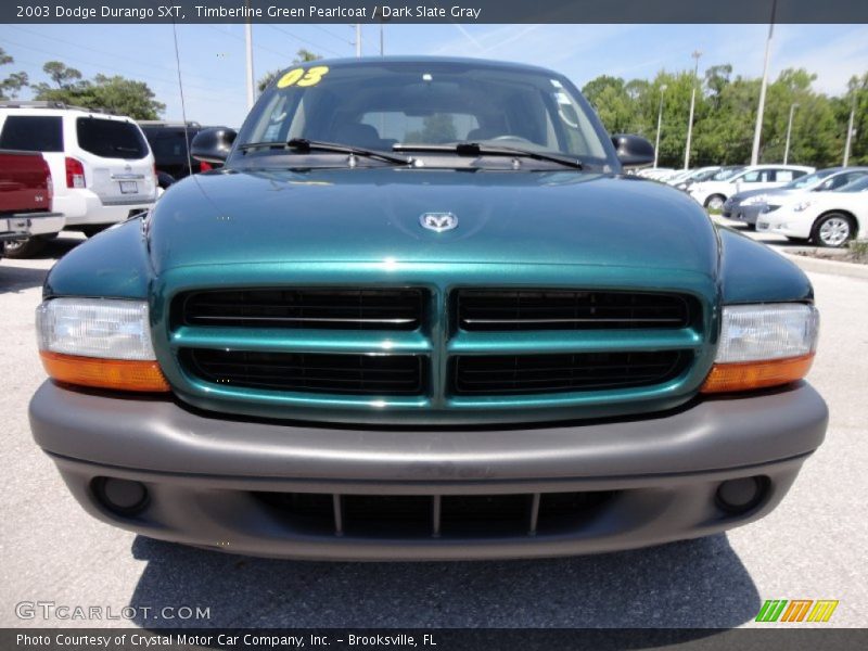 Timberline Green Pearlcoat / Dark Slate Gray 2003 Dodge Durango SXT