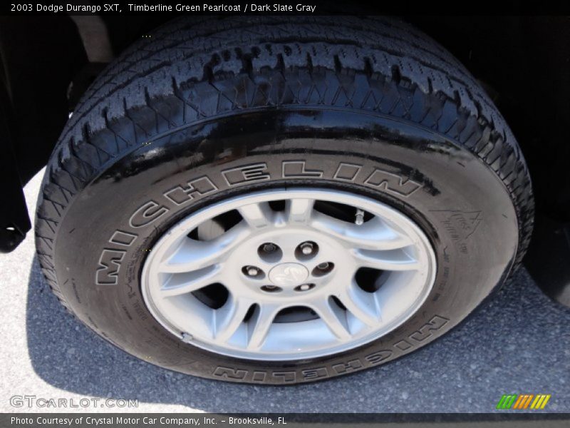 Timberline Green Pearlcoat / Dark Slate Gray 2003 Dodge Durango SXT