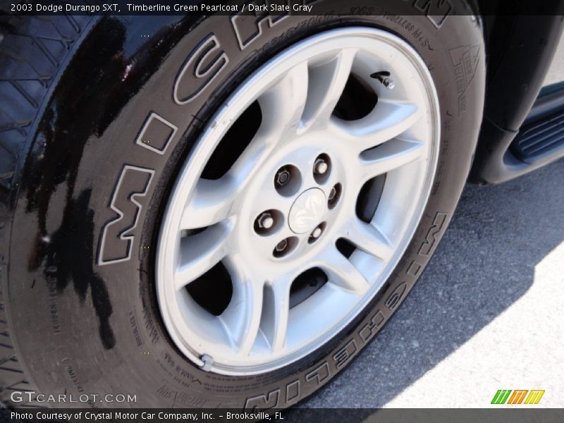 Timberline Green Pearlcoat / Dark Slate Gray 2003 Dodge Durango SXT