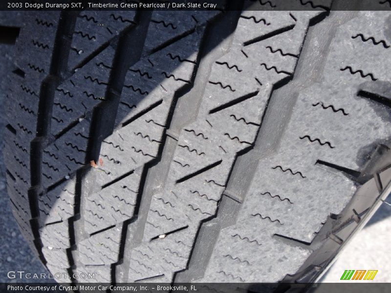 Timberline Green Pearlcoat / Dark Slate Gray 2003 Dodge Durango SXT