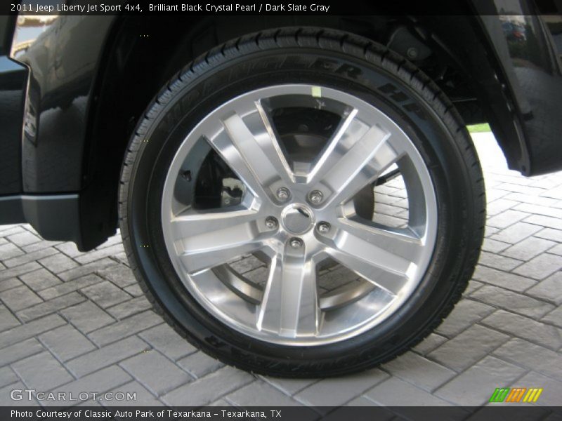 Brilliant Black Crystal Pearl / Dark Slate Gray 2011 Jeep Liberty Jet Sport 4x4