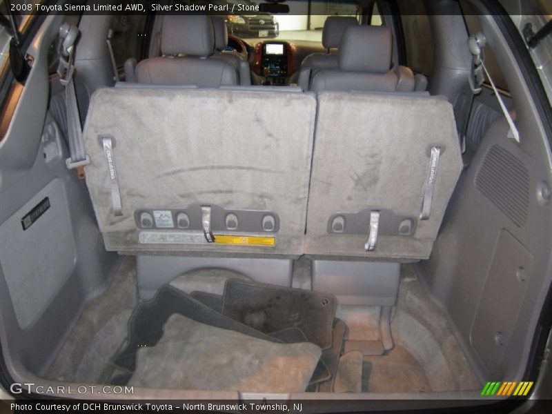 Silver Shadow Pearl / Stone 2008 Toyota Sienna Limited AWD