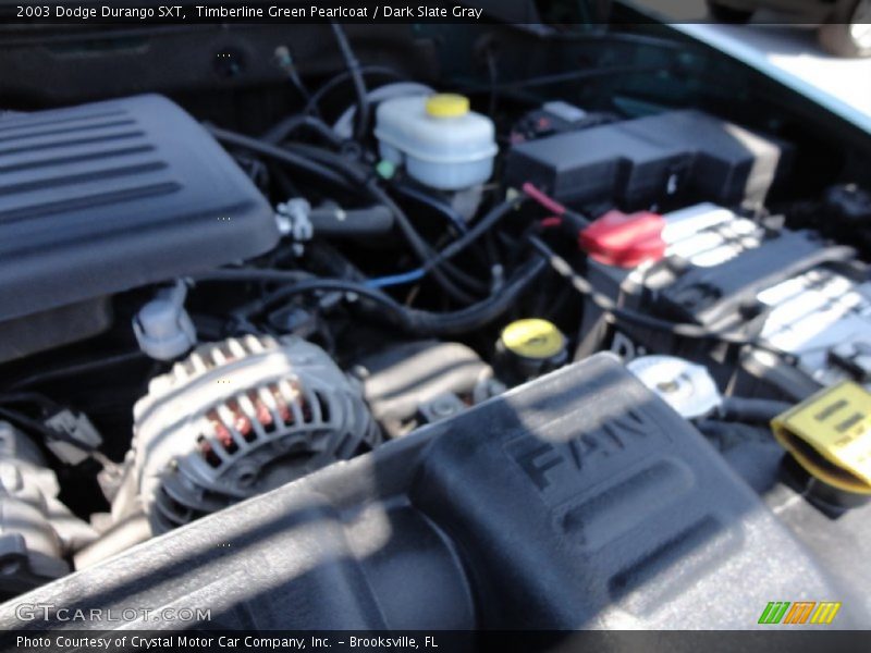 Timberline Green Pearlcoat / Dark Slate Gray 2003 Dodge Durango SXT