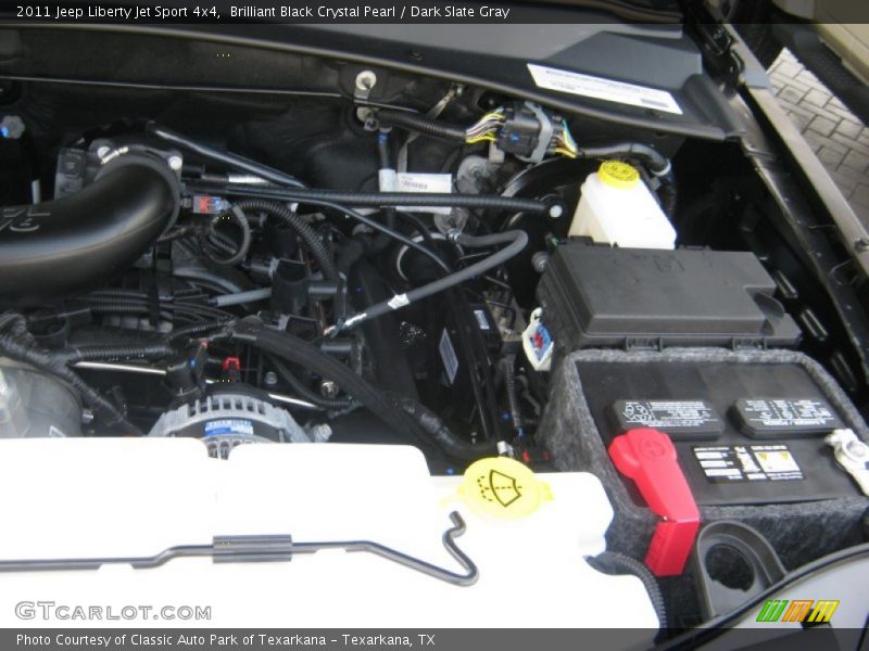 Brilliant Black Crystal Pearl / Dark Slate Gray 2011 Jeep Liberty Jet Sport 4x4