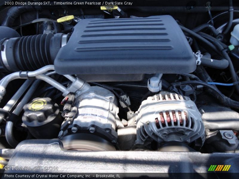 Timberline Green Pearlcoat / Dark Slate Gray 2003 Dodge Durango SXT