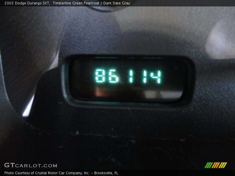 Timberline Green Pearlcoat / Dark Slate Gray 2003 Dodge Durango SXT
