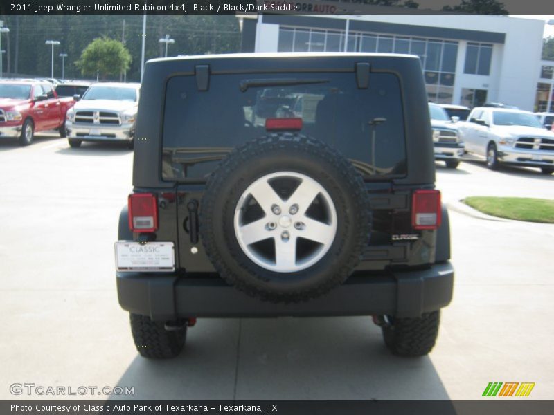 Black / Black/Dark Saddle 2011 Jeep Wrangler Unlimited Rubicon 4x4