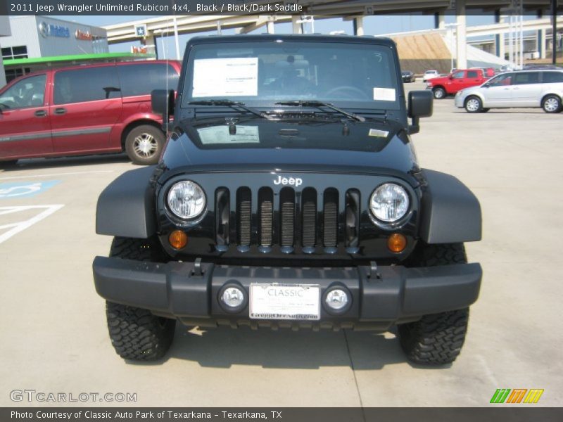 Black / Black/Dark Saddle 2011 Jeep Wrangler Unlimited Rubicon 4x4
