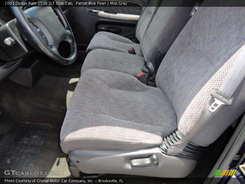  2001 Ram 1500 SLT Club Cab Mist Gray Interior