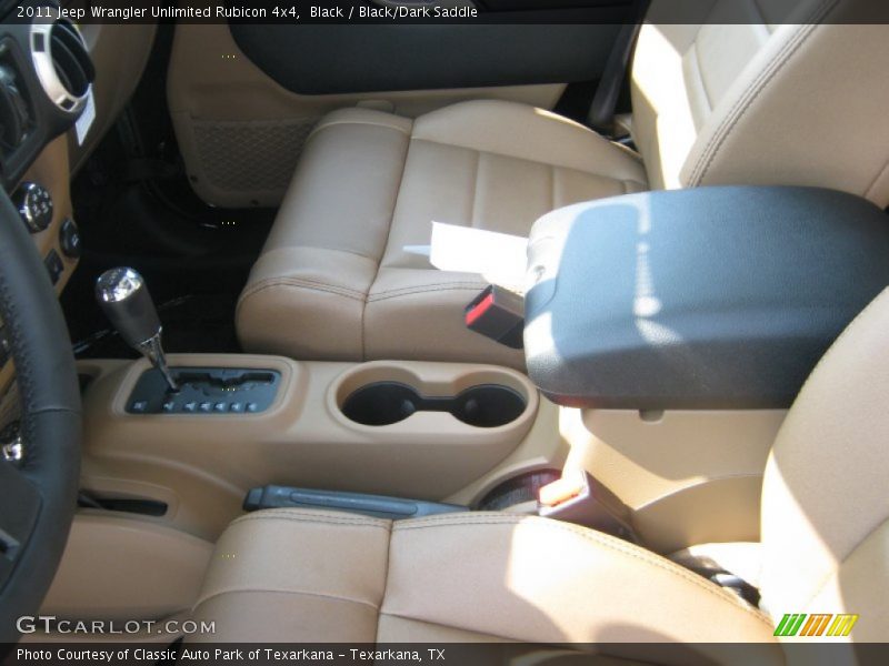  2011 Wrangler Unlimited Rubicon 4x4 Black/Dark Saddle Interior