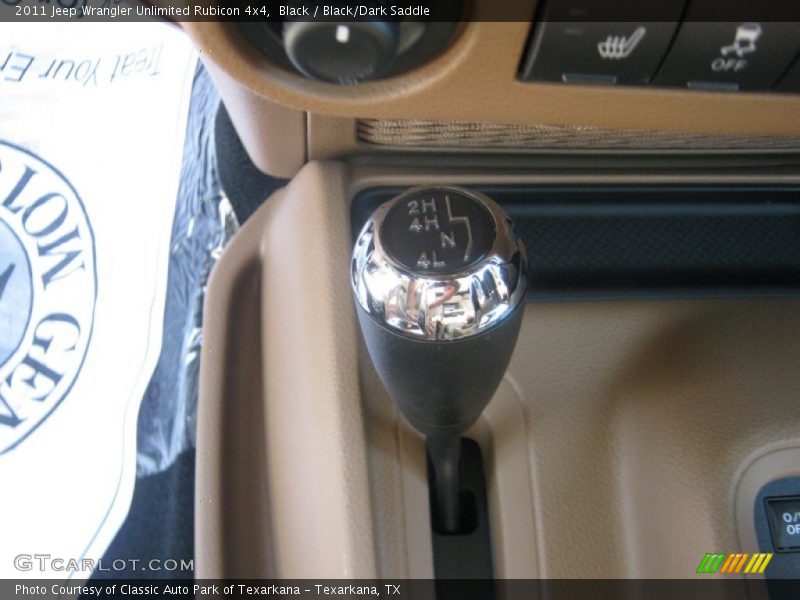 Black / Black/Dark Saddle 2011 Jeep Wrangler Unlimited Rubicon 4x4