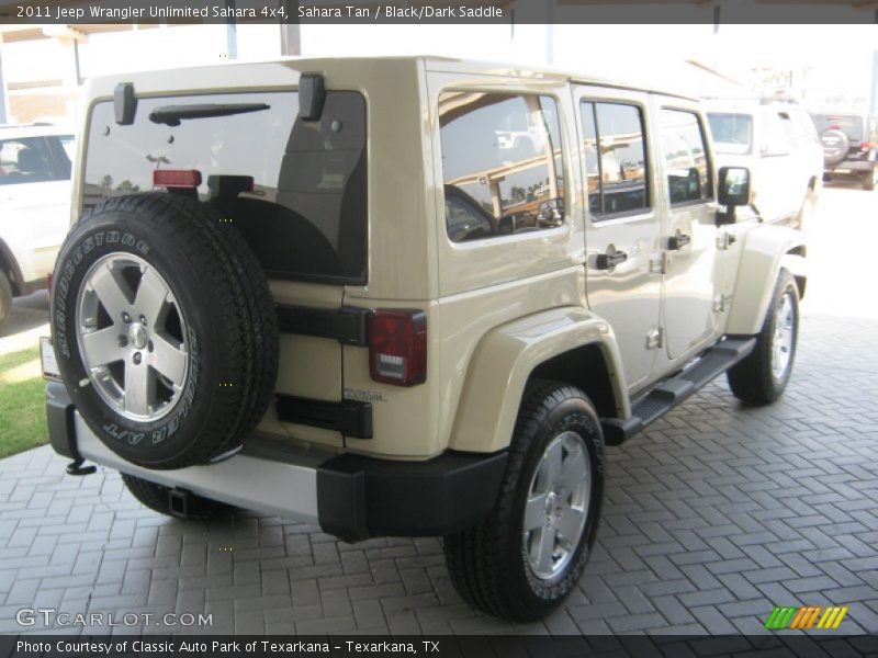 Sahara Tan / Black/Dark Saddle 2011 Jeep Wrangler Unlimited Sahara 4x4