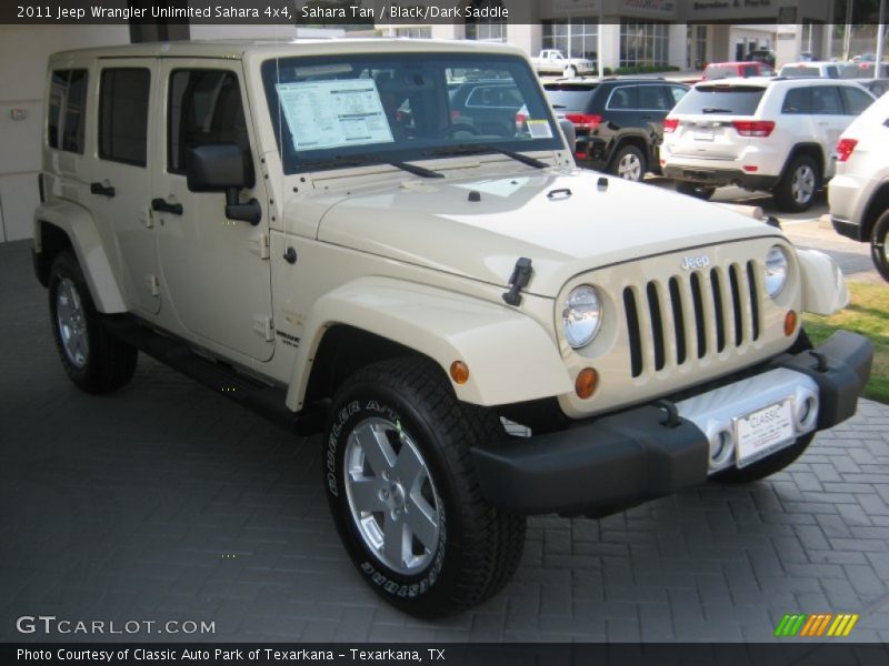 Sahara Tan / Black/Dark Saddle 2011 Jeep Wrangler Unlimited Sahara 4x4