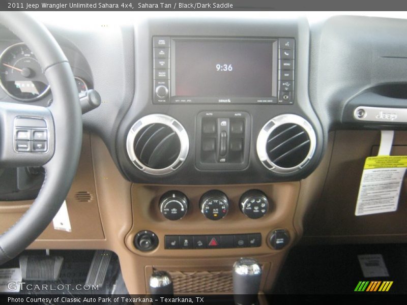 Sahara Tan / Black/Dark Saddle 2011 Jeep Wrangler Unlimited Sahara 4x4