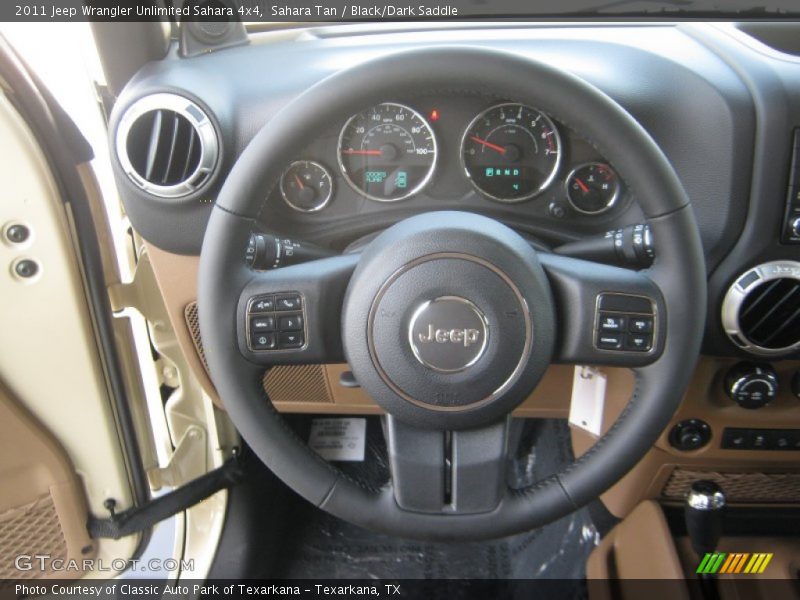 Sahara Tan / Black/Dark Saddle 2011 Jeep Wrangler Unlimited Sahara 4x4