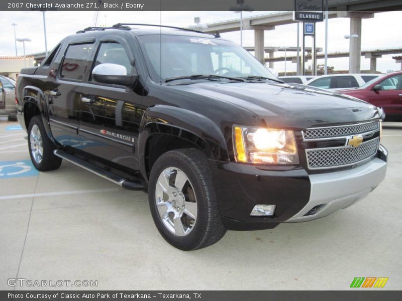 Black / Ebony 2007 Chevrolet Avalanche Z71
