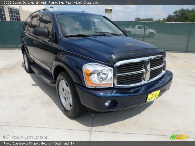 Patriot Blue Pearl / Light Graystone 2006 Dodge Durango Limited
