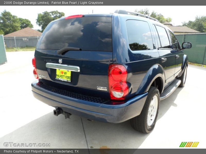 Patriot Blue Pearl / Light Graystone 2006 Dodge Durango Limited
