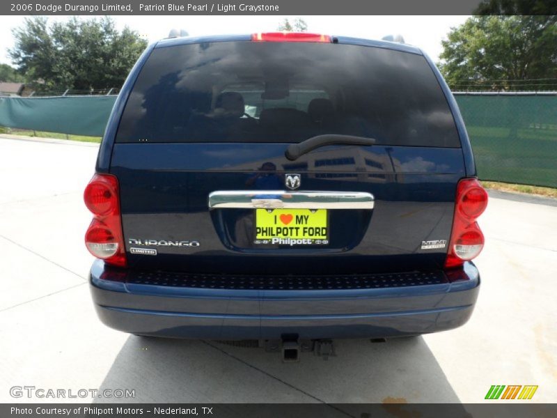 Patriot Blue Pearl / Light Graystone 2006 Dodge Durango Limited