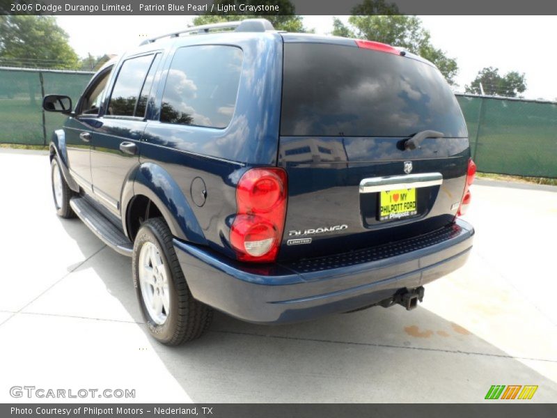 Patriot Blue Pearl / Light Graystone 2006 Dodge Durango Limited