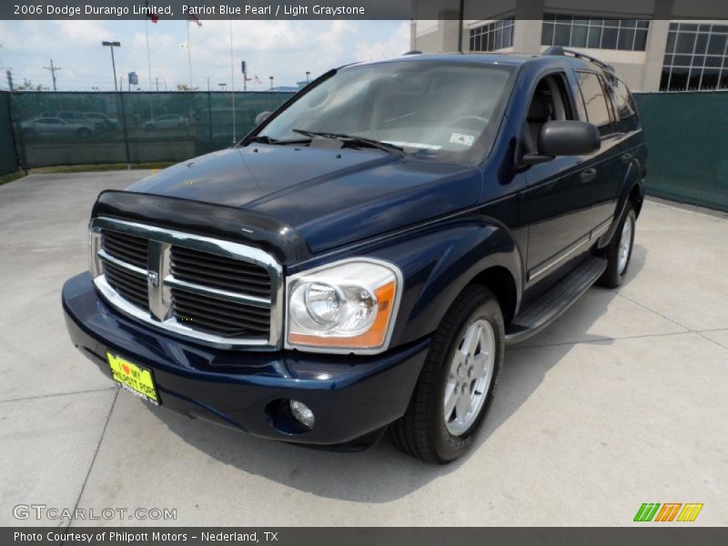 Patriot Blue Pearl / Light Graystone 2006 Dodge Durango Limited