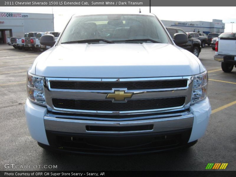 Summit White / Dark Titanium 2011 Chevrolet Silverado 1500 LS Extended Cab