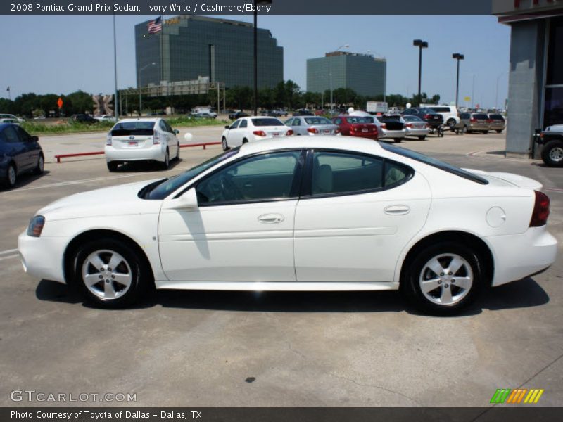 Ivory White / Cashmere/Ebony 2008 Pontiac Grand Prix Sedan