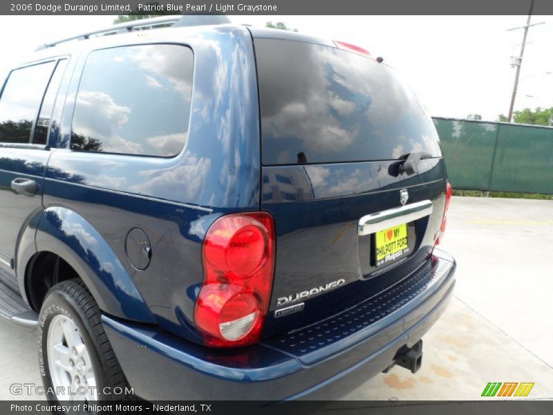 Patriot Blue Pearl / Light Graystone 2006 Dodge Durango Limited