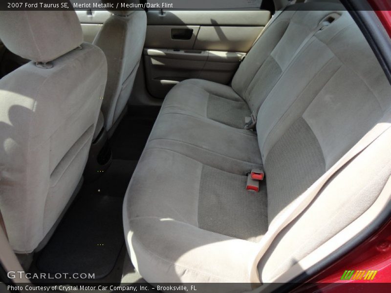 Merlot Metallic / Medium/Dark Flint 2007 Ford Taurus SE