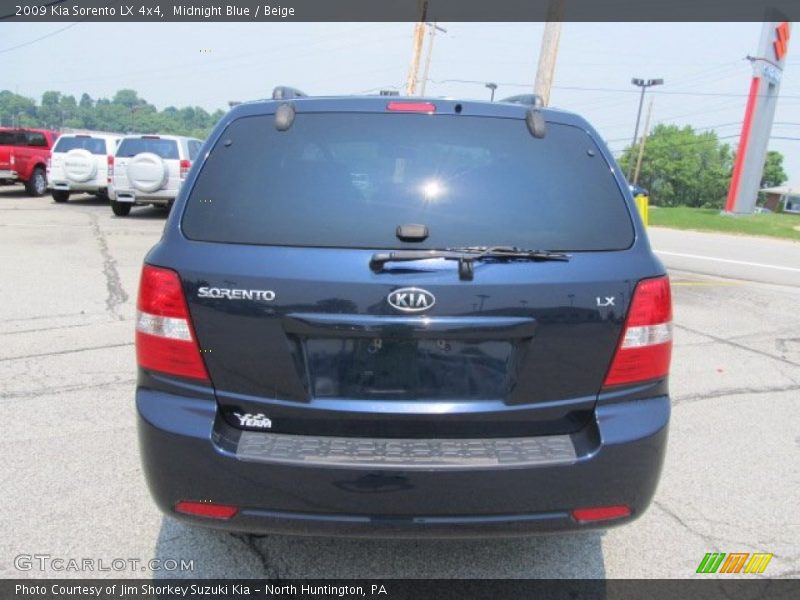 Midnight Blue / Beige 2009 Kia Sorento LX 4x4