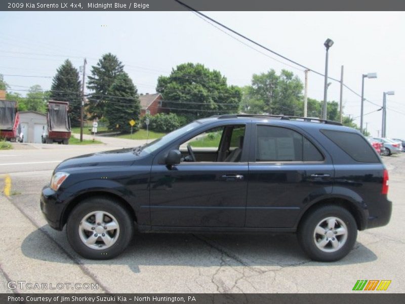 Midnight Blue / Beige 2009 Kia Sorento LX 4x4