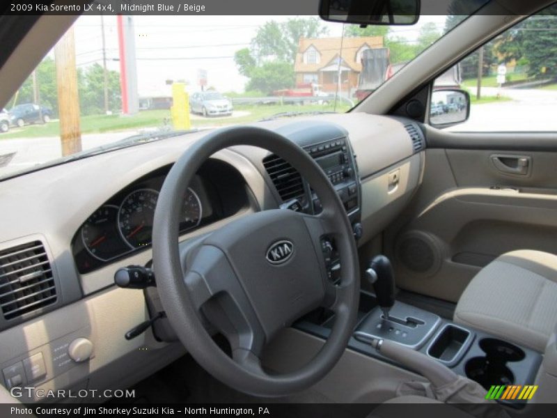 Midnight Blue / Beige 2009 Kia Sorento LX 4x4