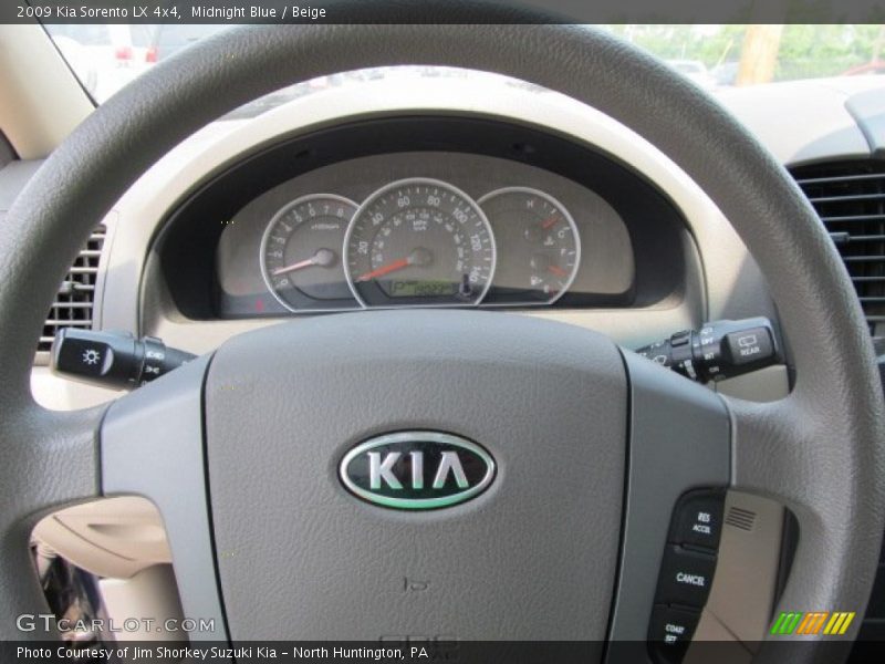 Midnight Blue / Beige 2009 Kia Sorento LX 4x4