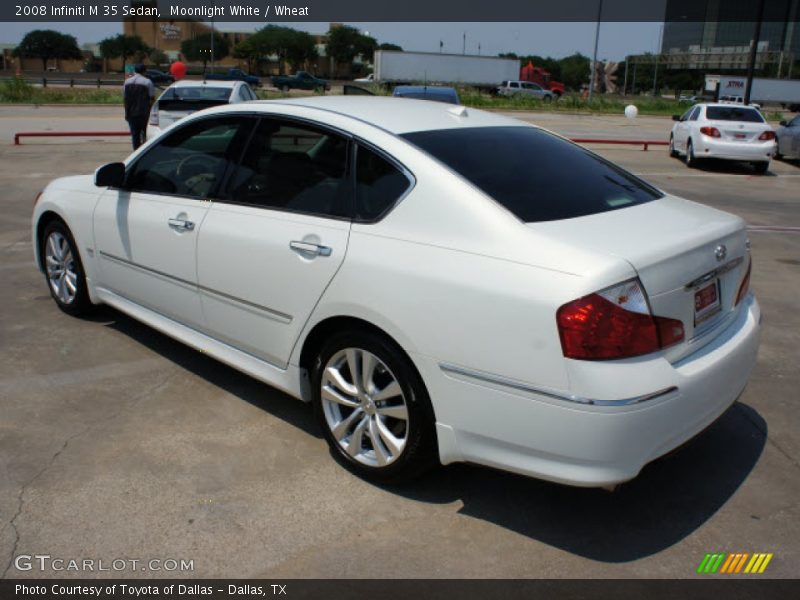 Moonlight White / Wheat 2008 Infiniti M 35 Sedan