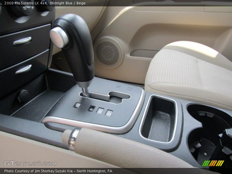  2009 Sorento LX 4x4 5 Speed Sportmatic Automatic Shifter