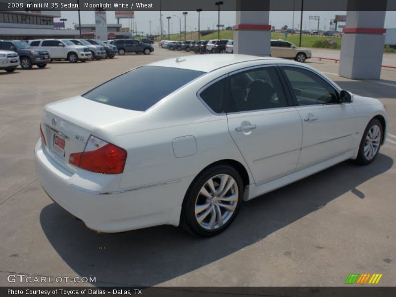 Moonlight White / Wheat 2008 Infiniti M 35 Sedan