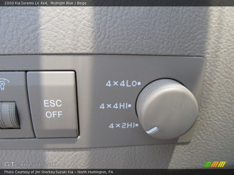 Midnight Blue / Beige 2009 Kia Sorento LX 4x4