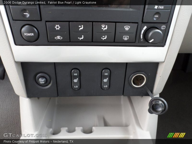 Controls of 2006 Durango Limited