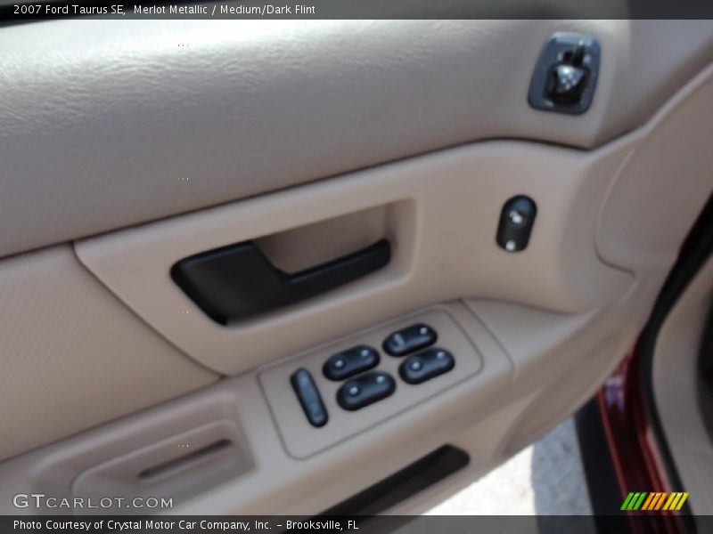 Merlot Metallic / Medium/Dark Flint 2007 Ford Taurus SE