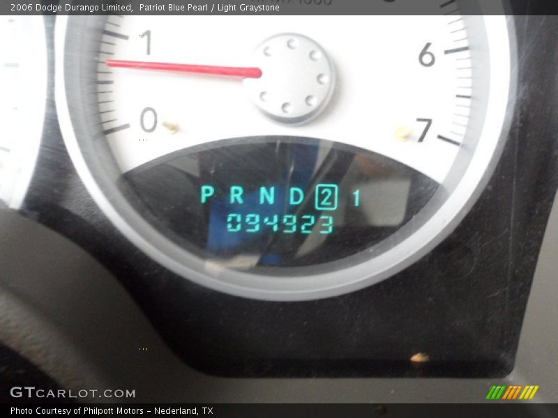 Patriot Blue Pearl / Light Graystone 2006 Dodge Durango Limited