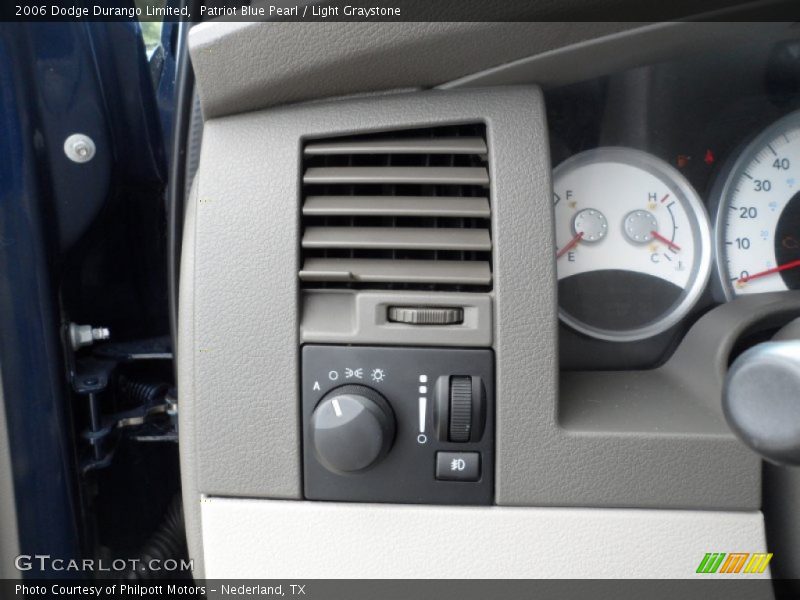 Controls of 2006 Durango Limited
