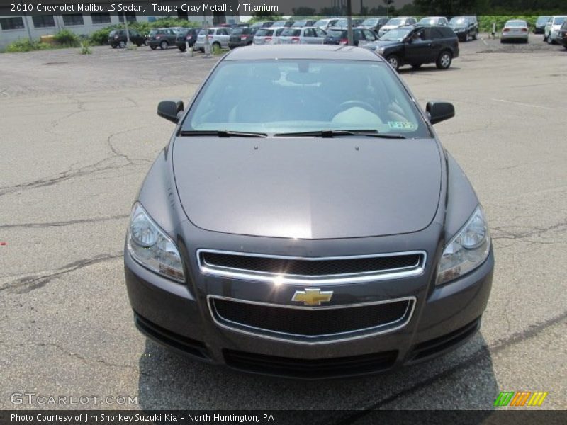 Taupe Gray Metallic / Titanium 2010 Chevrolet Malibu LS Sedan